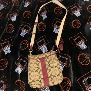 Over the shoulder coach purse